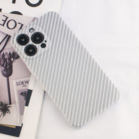 Kevlar Pattern Protective Case TPU Soft Shell Carbon Fiber