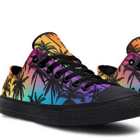 Fashion Printed Couple High Top Canvas Shoes