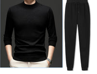 Thick Warm Sweater Half Turtleneck Simple All-matching Base