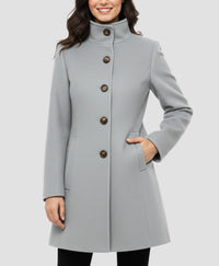 Womens Autumn Winter New Arrival Fashionable Casual Stand-Up Collar Coat