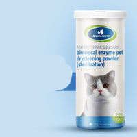 Dog dry cleaning powder