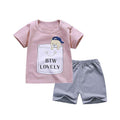 Children's short sleeve suit cotton baby clothes boy shorts