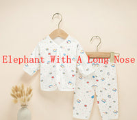 Children's Wear Spring And Autumn Baby Cotton Underwear Set