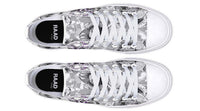 Fashion Printed Couple High Top Canvas Shoes