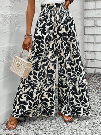 New Waist-tight Summer Long Draping Effect Long Culottes For Women