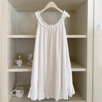 3D Digital Print Pastoral-style Womens Strap Lace Dress