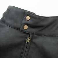 Biker's Leather Jacket Men's Punk