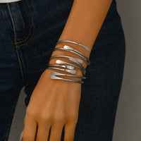 Exaggerated Bangle Bracelet Hollow-out Wristband