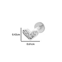 Stainless Steel Internal Thread Flat Bottom Rod Labret