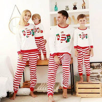 Pattern Printing Long-Sleeved Home Casual Parent-Child Suit