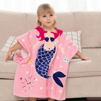 Cotton Children's Hooded Cloak Cape Cute Cartoon