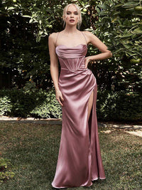 European And American-style High-waisted Side-slit Design