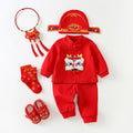 Spring And Autumn Children One Year Old Celebration Dress Suit