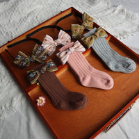 Spanish Ins Baby National Wind Full Moon One Year Old Newborn With Gift Bow Hair Hoop Socks Set