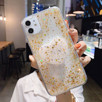 Epoxy sequin holder mobile phone case