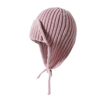 Casual And Sweet Cute Earflaps Warm Knitted Hat
