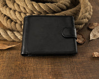 Customized Cowhide Wallet For Men's Short