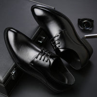 European And American Men's Derby Business Shoes