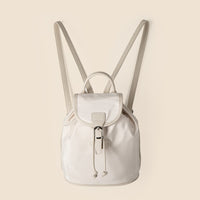 Nylon Drawstring Bundle Backpack Casual Versatile Simple Solid Color Large Capacity