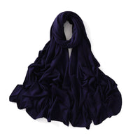 56 Colors Solid Color Modal Scarf Small Size Monochrome Jersey Veil Mercerized Cotton Scarf