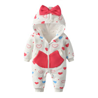 Cute Baby Knitted Cotton One-piece Crawling Suit