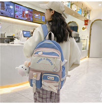 Cute Junior High School Student Large-capacity Backpack