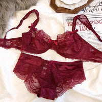 Women's Fashion Lace French Ultra-thin Bra