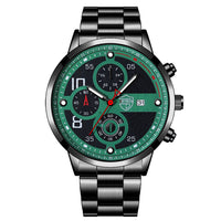 Men's Stainless Steel Watch Calendar Quartz