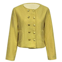 Womens Slim-fit Chanel-inspired Elegant Coat