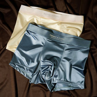 Ice Silk Mens Underwear Light Luxury Satin Boxers