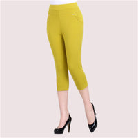 Women's Solid Color High-waist Casual Pants