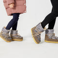 Children's Snow Boots Women's Winter Warm Fleece-lined Sequins