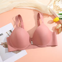 Adjustable Plus-size Womens Front-closure Bra