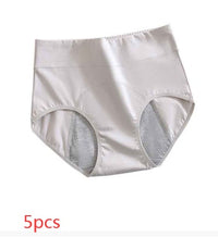Women's Cotton High Waist Physiological Underwear