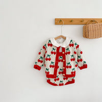 Cute Sweet Long Sleeve Coat For 0-2 Years Old Baby Girl