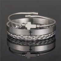 Titanium Steel Bracelet Suit Punk Creative Personality Roman