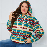 Loose Casual Long Sleeves Plush Large Pocket Top