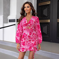 Long-sleeve Elegant Slim-fit Sexy Sheath Dress