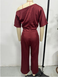 New AutumnWinter Jumpsuit For Women Elegant Asymmetrical Formal Dress
