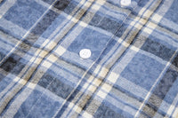 Loose Plaid Long Sleeve Men's And Women's Shirts