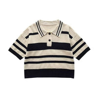 Boys' Summer Short-sleeved Polo Shirt T-shirt