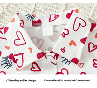 Christmas Shirt Children's Short-sleeved Shorts Two-piece Set