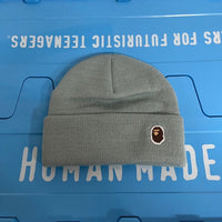 Wool Classic Embroidery Label Beanie Hat Winter New Couple Knitted Hat
