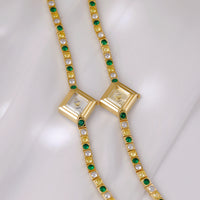 Light Luxury Temperament Gradient Diamond Anique Pocket Watch Spring Green Women's Watch