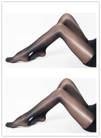 Oily Stockings Super Transparent First-line Crotch Reflective Socks Pantyhose Female Bar Singer Stage