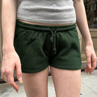 Women's Casual Sports Shorts With Elastic Waistband And Drawstring