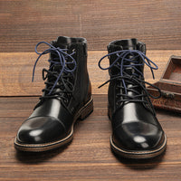 Men's High Top Work Leather Boots