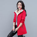 Removable Cap Plus Size Fashion Loose Top