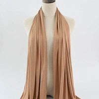 Solid Color Rayon Jersey Women's Scarf Mercerized Cotton Modal Kerchief