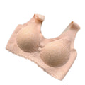 Ice silk gathered bra women's lace vest underwear